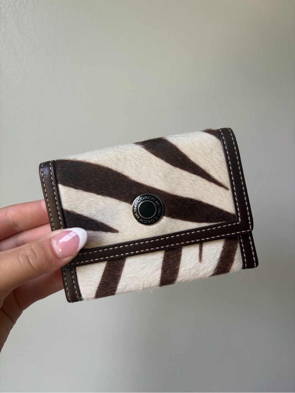 COACH Zebra Wallet